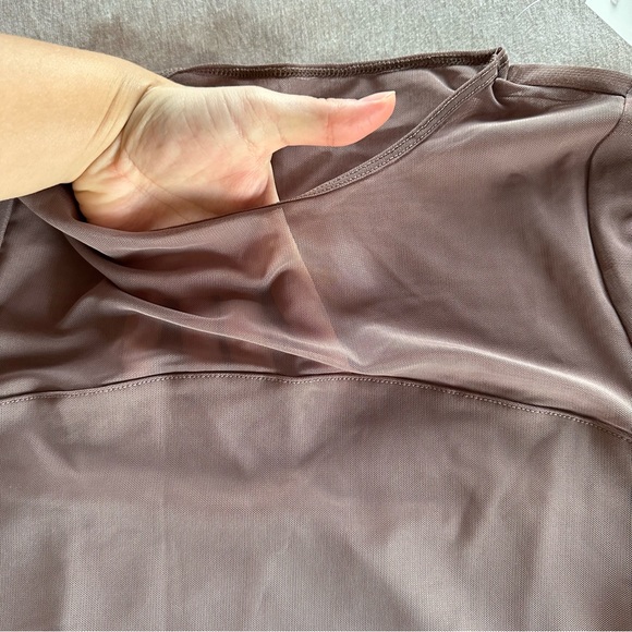 A&F Never Worn Long Sleeve Bodysuit With Mesh New With Tags - Picture 5 of 14